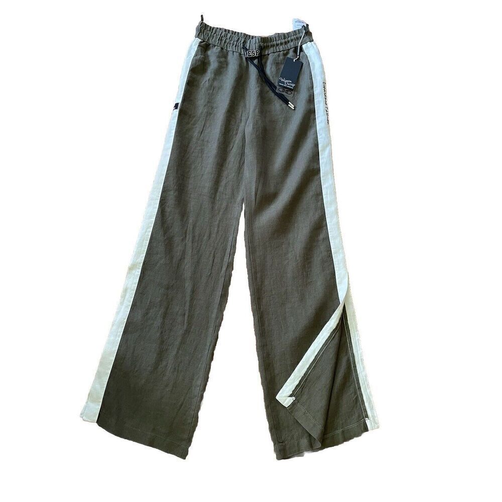 Esperanto Women’s Pants Size S (27 European) 100% Linen New With Tags High Waist